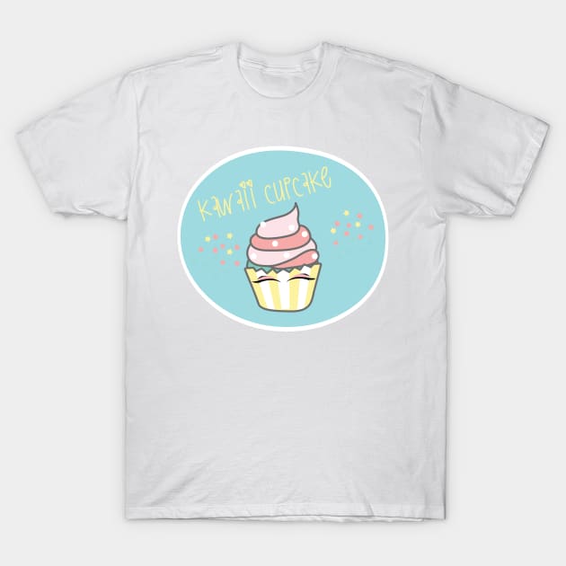 Kawaii cupcake T-Shirt by SeriousMustache